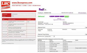 Online Package Tracking